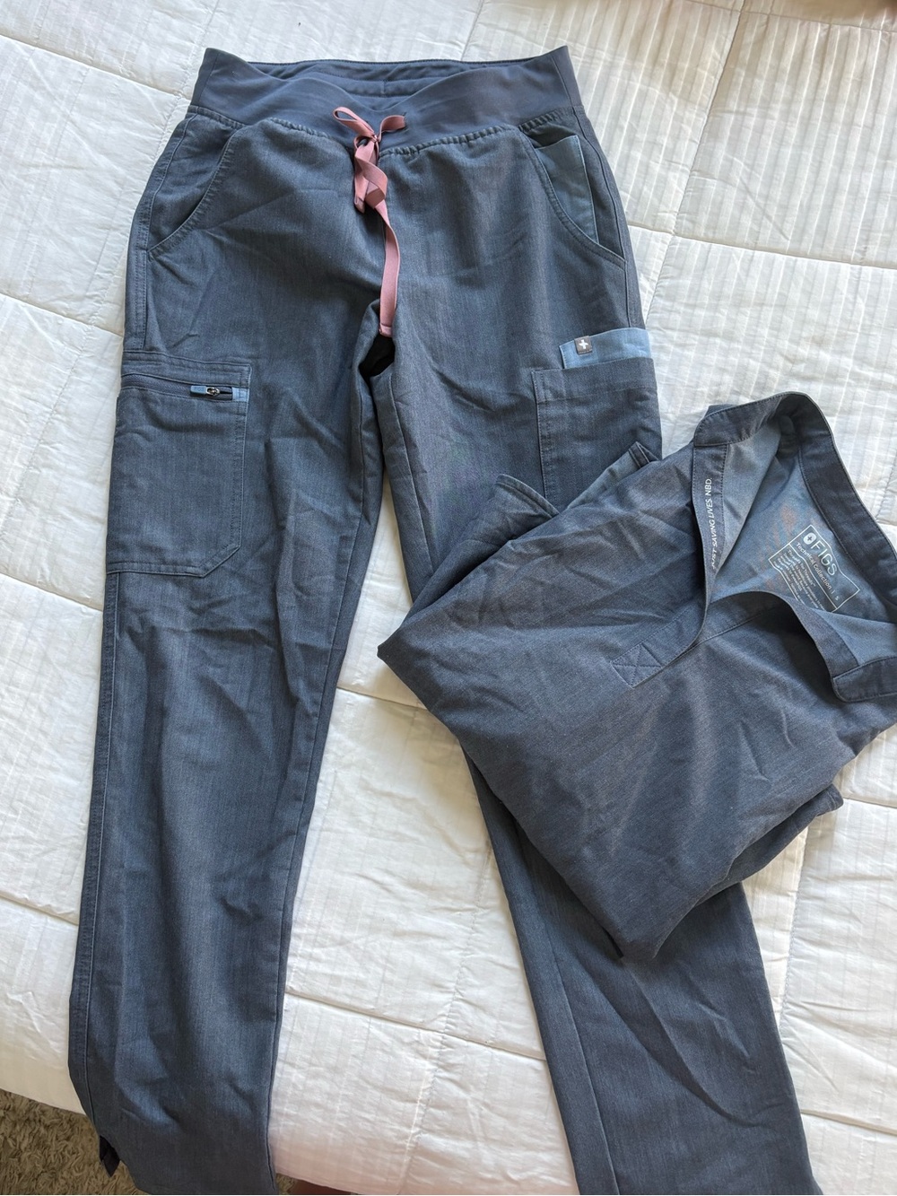 Figs yola skinny pants and Rafaela top